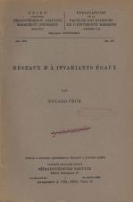 Réseaux R a invariants égaux (Cover image)