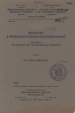 Příspěvky k mineralogii moravských pegmatitů (Cover image)