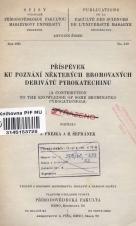 Související publikace: Příspěvek ku poznání některých bromovaných derivátů pyrokatechinu