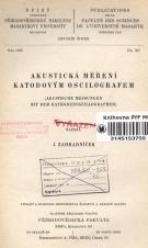 Akustická měření katodovým oscilografem (Cover image)