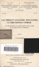 Související publikace: Vliv přípravy kysličníku zinečnatého na jeho redukci vodíkem