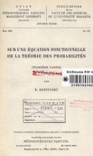 Související publikace: Sur une équation fonctionnelle de la théorie des probabilités. Troisieme partie