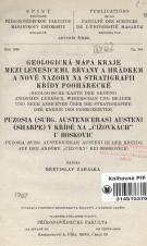 Geologická mapa kraje mezi Lenešicemi, Břvany a Hrádkem a nové názory na stratigrafii křídy poohárecké (Cover image)