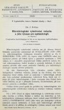 Související publikace: Mikrobiologické vyšetřování vzduchu a jeho význam pro epidemiologii / L’exploration bactériologique de l’air et son importance épidémiologique