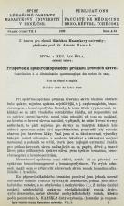 Související publikace: Příspěvek k spektroskopickému průkazu krevních skvrn / Contribution à la determination spectroscopique des taches du sang