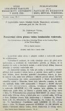 Porušování olova pitnou vodou brněnského vodovodu / The corrosiveness of the Brno drinking water on the leaden pipes of the water-supply (Cover image)