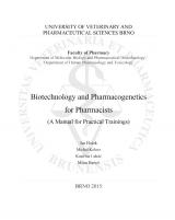 Související publikace: Biotechnology and pharmacogenetics for pharmacists