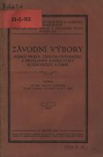 Závodní výbory podle práva československého s přehledem judikatury rozhodčích komisí (Cover image)