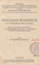 Sociální pojištění po stránce procesní : řízení a opravné prostředky v nemocenském, invalidním a starobním pojištění československém (Cover image)