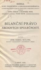 Související publikace: Bilanční právo akciových společností