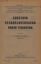 Soustava československého práva tiskového (Cover image)