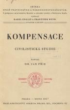 Kompensace : civilistická studie (Cover image)