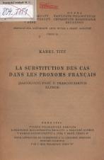 La substitution des cas dans les pronoms Français (Cover image)