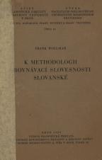 K methodologii srovnávací slovesnosti slovanské (Cover image)