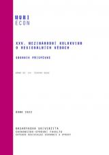 Související publikace: XXV. mezinárodní kolokvium o regionálních vědách. Sborník příspěvků