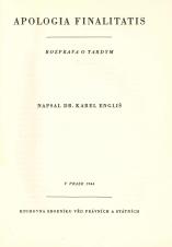 Apologia finalitatis: rozprava o Tardym (Cover image)