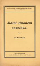 Státní finanční soustava (Cover image)