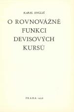 Související publikace: O rovnovážné funkci devisových kursů