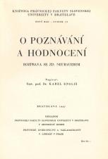 O poznávání a hodnocení: rozprava se Zd. Neubauerem (Cover image)