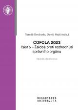 Cover for COFOLA 2023. Část 5 – Žaloba proti rozhodnutí správního orgánu