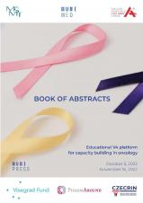 Cover for Educational V4 Platform for Capacity Building in Oncology. Book of Abstracts