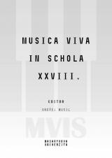 Obálka pro Musica viva in schola XXVIII.