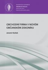 Obálka pro Obchodní firma v novém občanském zákoníku