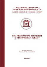 XVI. Mezinárodní kolokvium o regionálních vědách. Sborník příspěvků. Valtice, 19.–21. června 2013 (Cover image)