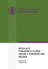 Regulace finančních služeb online v Evropské unii – reader (Cover image)