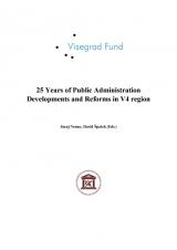 25 Years of Public Administration Developments and Reforms in V4 region (Cover image)