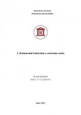 Související publikace: 4. Mezinárodní kolokvium o cestovním ruchu. Sborník příspěvků. Pavlov, 12.–13. září 2013