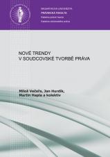 Obálka pro Nové trendy v soudcovské tvorbě práva