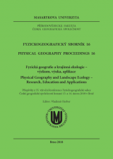Obálka pro Fyzickogeografický sborník 16. Fyzická geografie a krajinná ekologie - výzkum, výuka, aplikace
