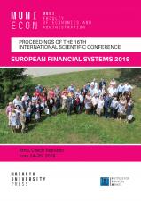 European Financial Systems 2019. Proceedings of the 16th International Scientific Conference