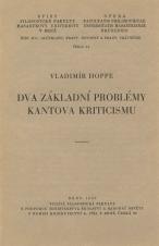 Dva základní problémy Kantova kriticismu
