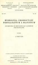 Hydrolysa chloroctanů beryllnatých a hlinitých