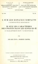 Obálka pro Sur les espaces compacts