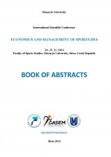 Obálka pro Economics and Management of Sports 2014. Book of Abstracts