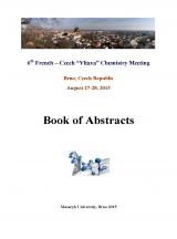 Obálka pro 6th French–Czech “Vltava“ Chemistry Meeting. Book of Abstracts