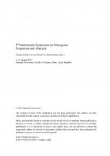 Obálka pro 8th International Symposium on Monogenea. Programme and Abstracts