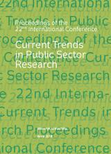 Obálka pro Current Trends in Public Sector Research. Proceedings of the 22nd International Conference