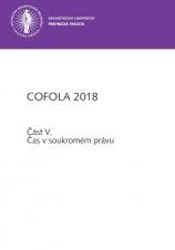 Obálka pro COFOLA 2018. Část V. - Čas v soukromém právu
