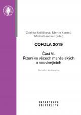 Obálka pro COFOLA 2019. Část VI. – Řízení ve věcech manželských a souvisejících