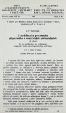 Obálka pro O modifikacích protoheminu připraveného z analytických protoporfyrinů : (II. sdělení) / Sur les modifications des protohémines préparées à partir des protoporphyrines analytiques