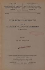 Obálka pro Iter Turcico-Persicum. Pars II, Plantarum collectarum enumeratio (Compositae)