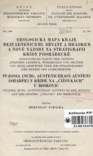 Obálka pro Geologická mapa kraje mezi Lenešicemi, Břvany a Hrádkem a nové názory na stratigrafii křídy poohárecké