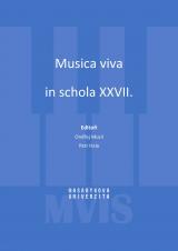 Obálka pro Musica viva in schola XXVII. Sborník konferenčních příspěvků