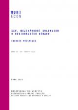 Obálka pro XXV. mezinárodní kolokvium o regionálních vědách. Sborník příspěvků