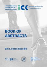 Obálka pro 13th International Conference on Kinanthropology. Sport and Quality of Life. Book of Abstracts. September 7–9, 2022