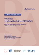Obálka pro Výsledky výběrového šetření RESTABUS Inovativní cesty definice, měření prevalence a řešení seniorského abusu v ČR. Souhrnná výzkumná zpráva